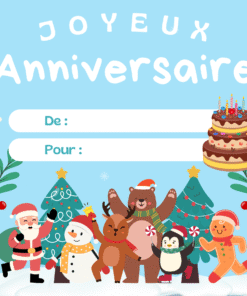 Carte d'anniversaire 2025 Lutins Farceurs pour enfant