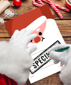 lettre du Père Noël réponse à la liste de cadeaux