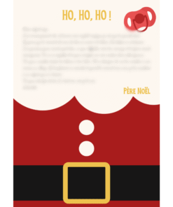 lettre imprimée du Père Noël