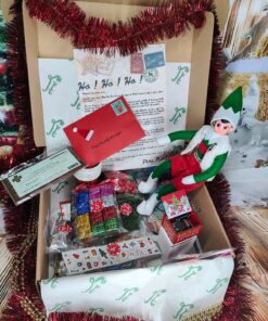 Coffret Premium : Lutin Hotte à betise et lettre du pere noel