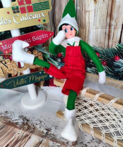 tenue rouge pour lutin garçon